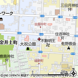 栃木県佐野市金井上町2265-6周辺の地図