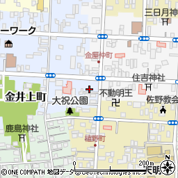 栃木県佐野市金井上町2265-4周辺の地図