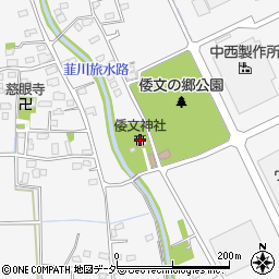 倭文神社周辺の地図