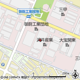 浜井産業株式会社　足利工場周辺の地図
