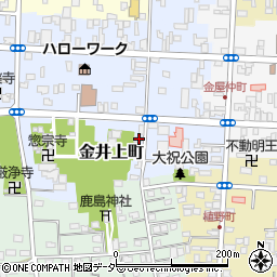 栃木県佐野市金井上町2242周辺の地図