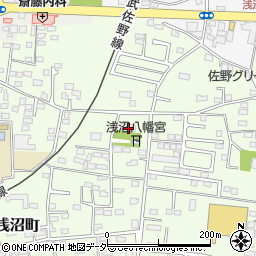 栃木県佐野市浅沼町294周辺の地図