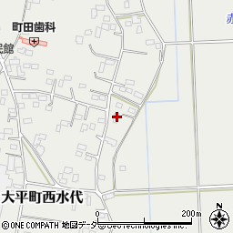 栃木県栃木市大平町西水代1598周辺の地図