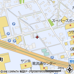 栃木県足利市堀込町158-2周辺の地図