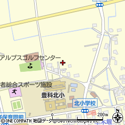 長野県安曇野市豊科南穂高2676周辺の地図