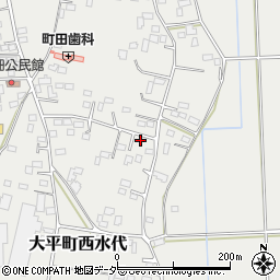 栃木県栃木市大平町西水代1597-1周辺の地図