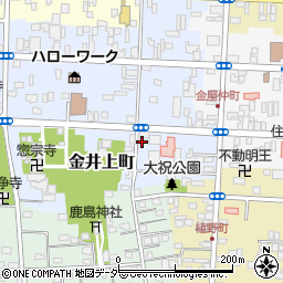 栃木県佐野市金井上町2253周辺の地図