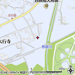 栃木県小山市大行寺328周辺の地図