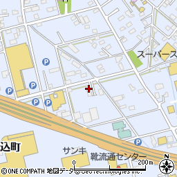 栃木県足利市堀込町160-3周辺の地図