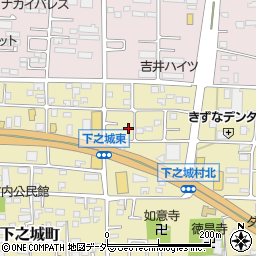 群馬県高崎市下之城町238周辺の地図