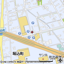 栃木県足利市堀込町153-10周辺の地図