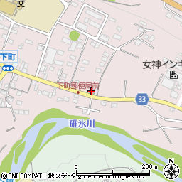 松井田下町郵便局周辺の地図