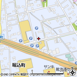 栃木県足利市堀込町153-7周辺の地図