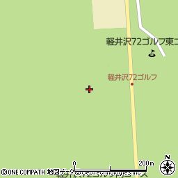 軽井沢７２ゴルフ周辺の地図