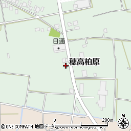 長野県安曇野市穂高柏原4610周辺の地図