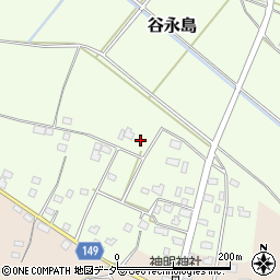 茨城県筑西市谷永島355周辺の地図