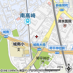 群馬県高崎市新後閑町6-8周辺の地図