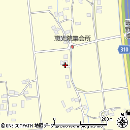 長野県安曇野市豊科南穂高1958周辺の地図