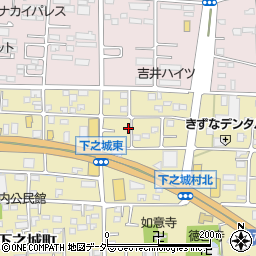 群馬県高崎市下之城町238-12周辺の地図