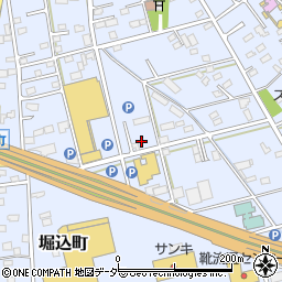 栃木県足利市堀込町153-13周辺の地図