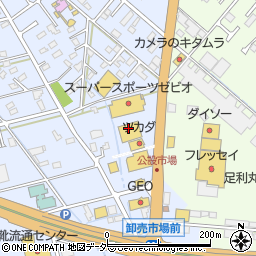 栃木県足利市堀込町2485-1周辺の地図