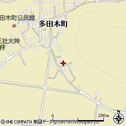 栃木県足利市多田木町497周辺の地図