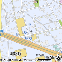 栃木県足利市堀込町153-6周辺の地図