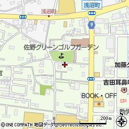 栃木県佐野市浅沼町457周辺の地図