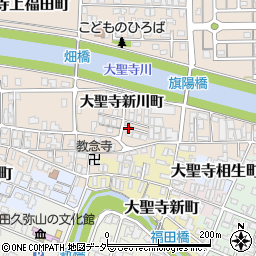 石川県加賀市大聖寺新川町周辺の地図