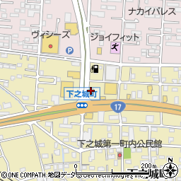 カレーハウスＣｏＣｏ壱番屋高崎下之城店周辺の地図