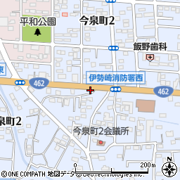 ダイビングショップマリンブルー伊勢崎支店周辺の地図