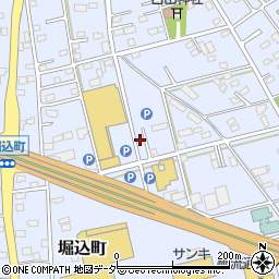 栃木県足利市堀込町153-8周辺の地図