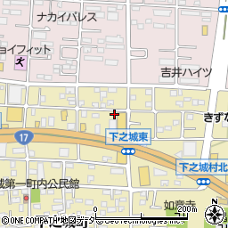 群馬県高崎市下之城町176-22周辺の地図