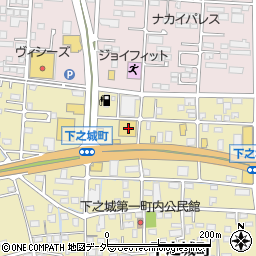 ホームバザー高崎中央店周辺の地図