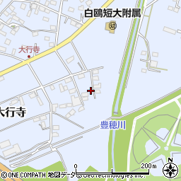 栃木県小山市大行寺641周辺の地図