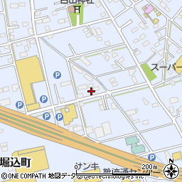 栃木県足利市堀込町157-3周辺の地図