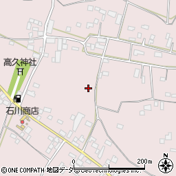 茨城県桜川市高久周辺の地図