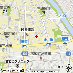 茨城県筑西市甲822周辺の地図