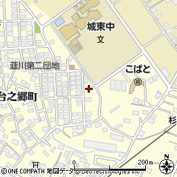 鍵の１１０番救急車　韮川台之郷町周辺の地図