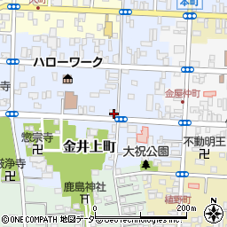 栃木県佐野市金井上町2509-1周辺の地図