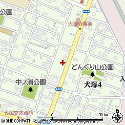 安楽亭小山犬塚店周辺の地図
