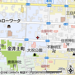 梅沢燃料店周辺の地図