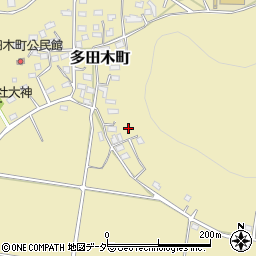 栃木県足利市多田木町498周辺の地図