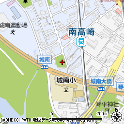 城南児童公園周辺の地図