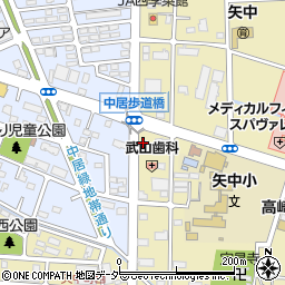 モスバーガー高崎中居店周辺の地図