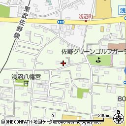 栃木県佐野市浅沼町403周辺の地図