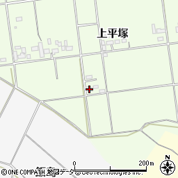 茨城県筑西市上平塚516-1周辺の地図