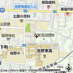栃木県佐野市浅沼町375周辺の地図