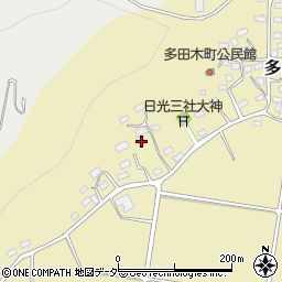 栃木県足利市多田木町584周辺の地図