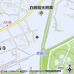 栃木県小山市大行寺326周辺の地図